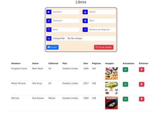 Biografia/ACTREGISTRO/form_libros screenshot