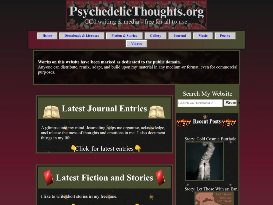 Webpages/home screenshot