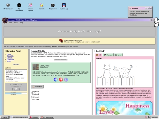 index screenshot