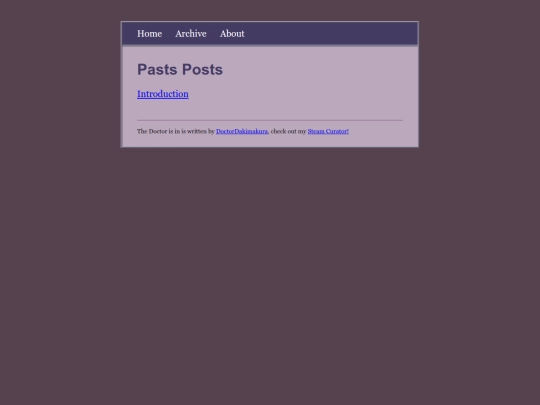 archive screenshot