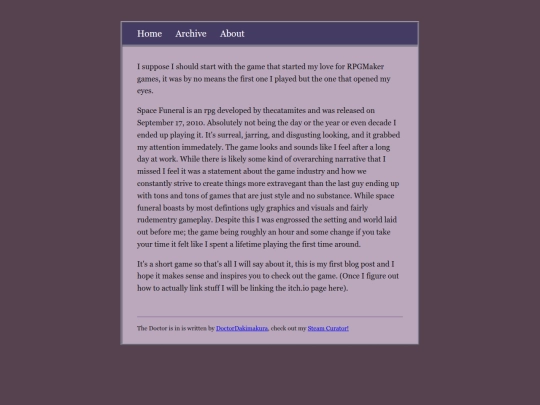 posts/Space Funeral screenshot