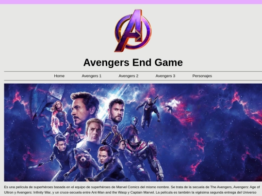 Avengers End Game screenshot