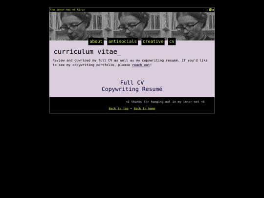 cv screenshot