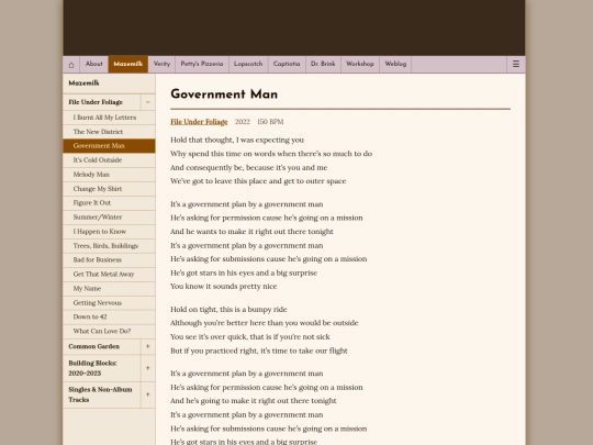 mazemilk/file-under-foliage/government-man screenshot