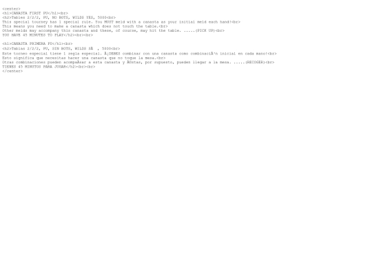 canasta1st screenshot
