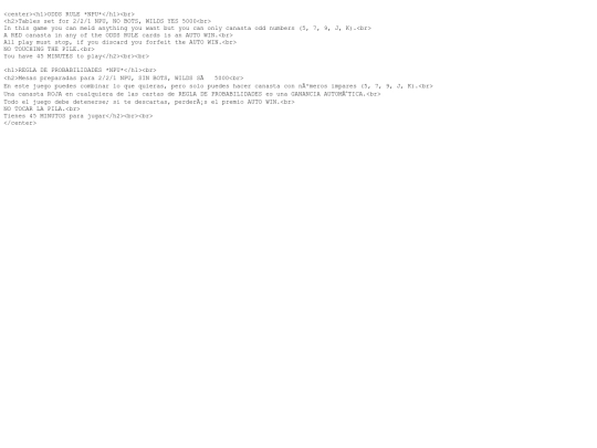 oddsrule screenshot