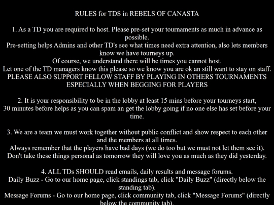 tdrules screenshot