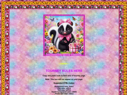 tourneypages/tinkernotstinker screenshot
