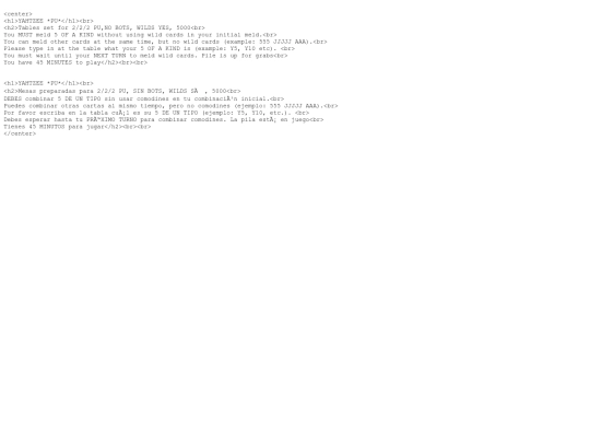 yahtzee screenshot