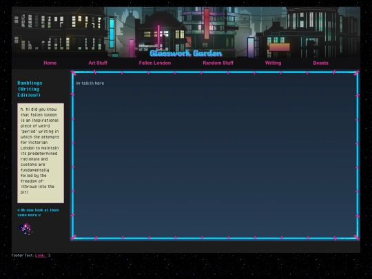 writing screenshot