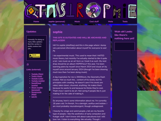 pages/sophiepersonal screenshot