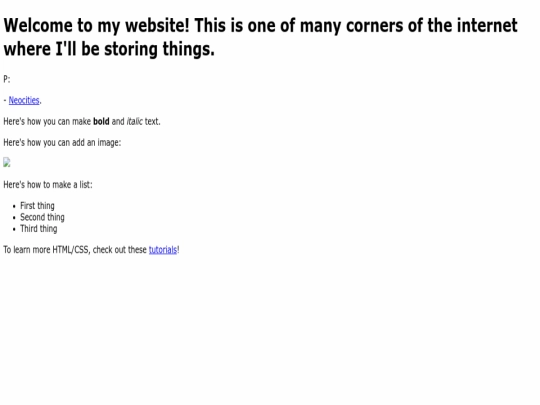 index screenshot