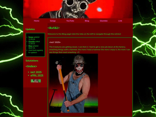 blog screenshot
