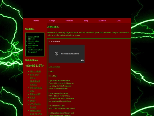 songs screenshot