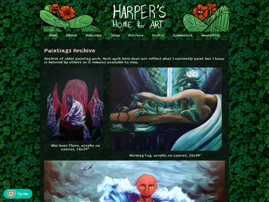 paintingsarchive screenshot