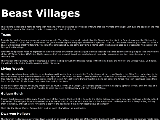 BeastVillages screenshot