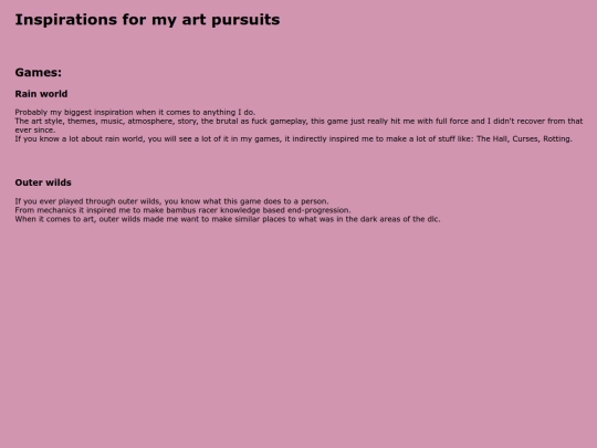 inspirations screenshot