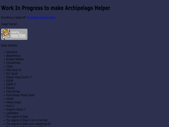 index screenshot