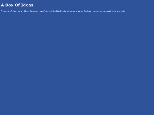 IdeasNotEntrtnd screenshot