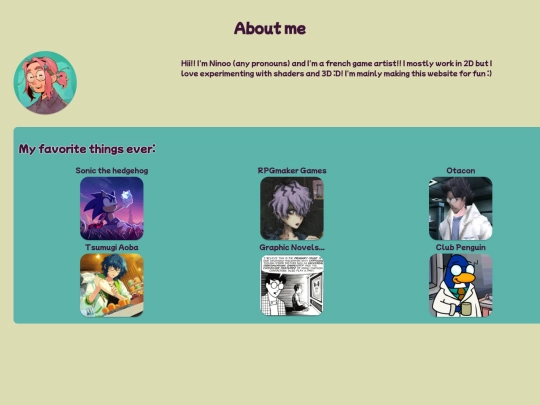 aboutme screenshot