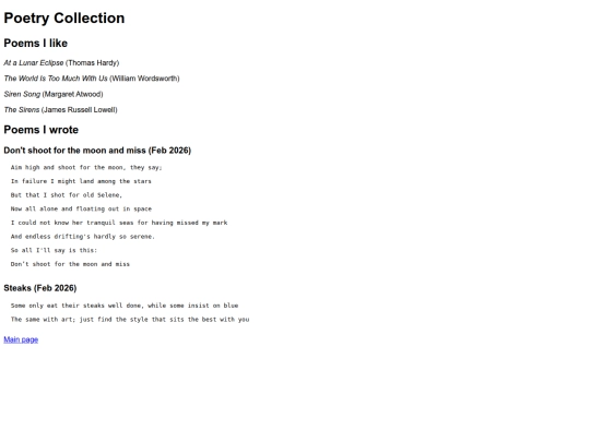poetry screenshot