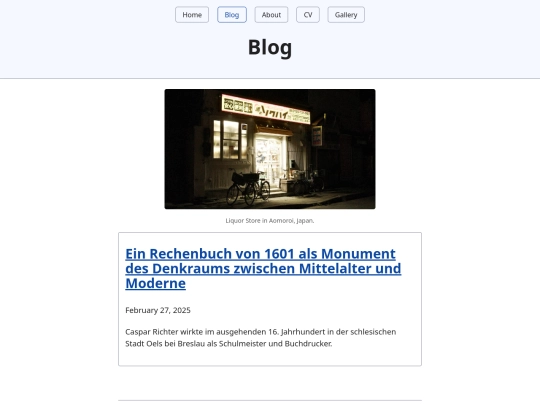 blog screenshot