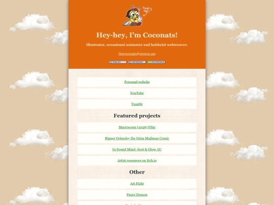 site/links-page screenshot