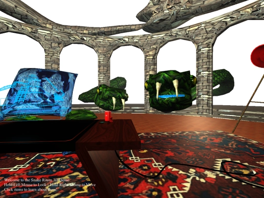 games/snakeroom screenshot