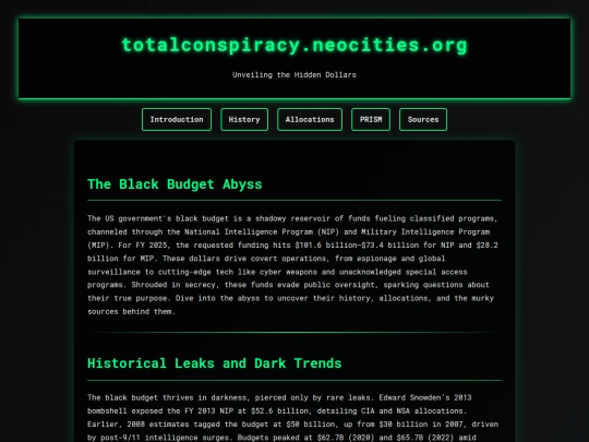 Pages/Subjects/BlackFunds screenshot