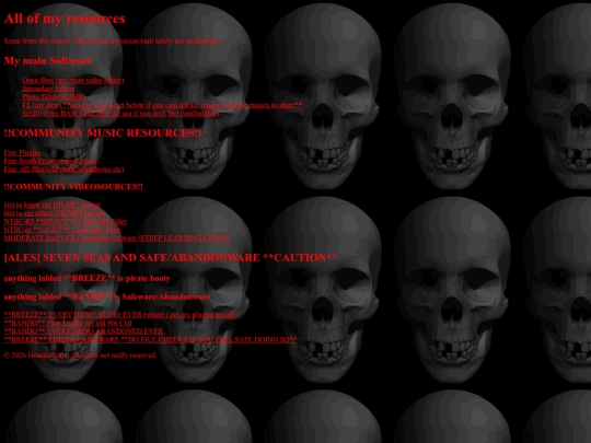 Resources screenshot