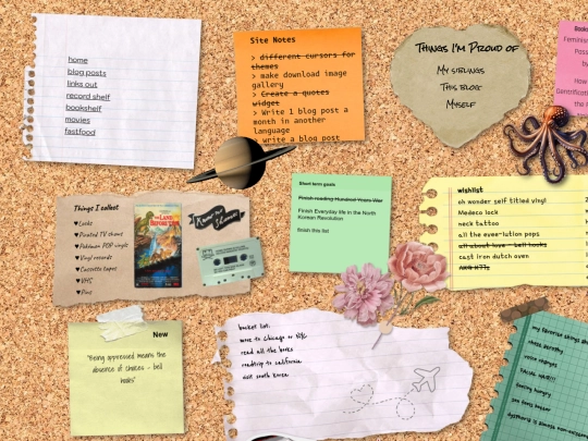 bulletin-board screenshot