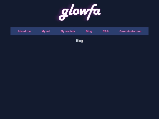 Pages/blog screenshot