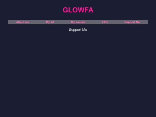 Pages/support screenshot