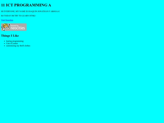 index screenshot