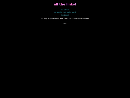links screenshot