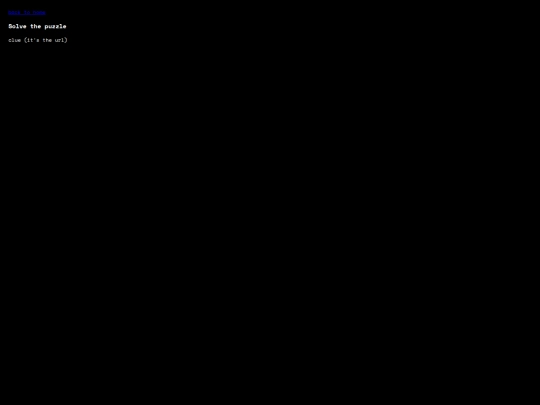 x/unsolvedpuzzle screenshot