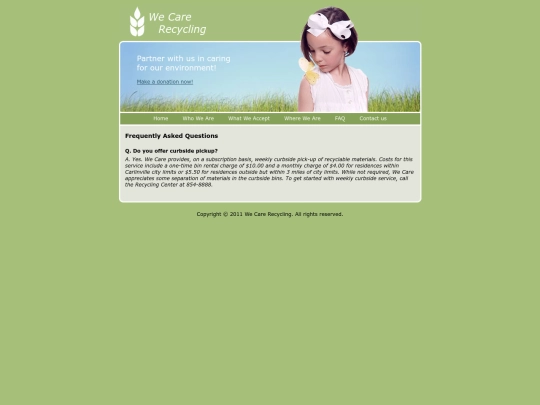 faq screenshot
