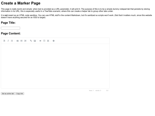 marker screenshot
