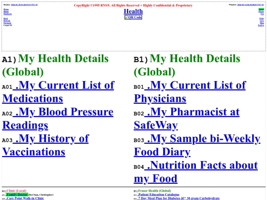Health screenshot