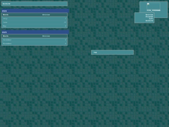 archivetemplate screenshot