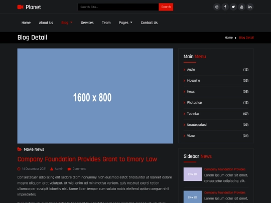 blog_detail screenshot