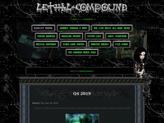 playlist-portal/q4-2019 screenshot