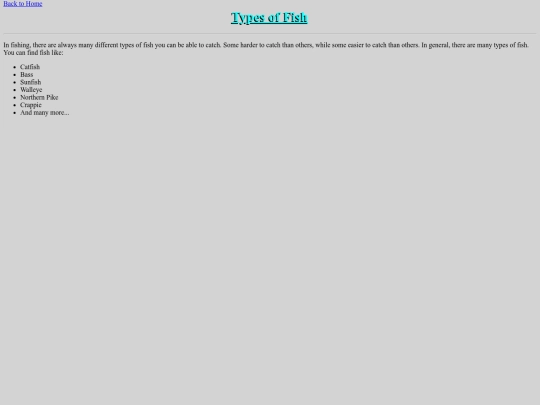 fishtypes screenshot