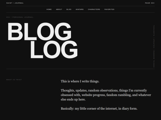 blog screenshot