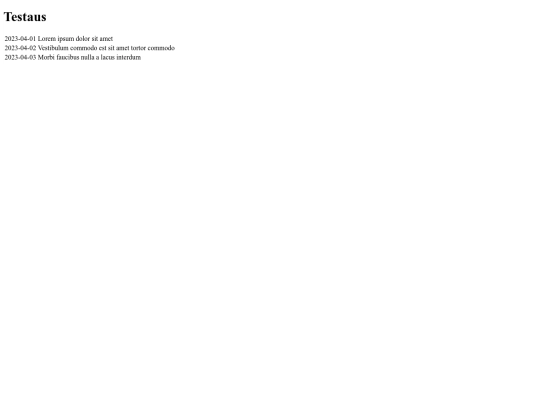 testaus screenshot