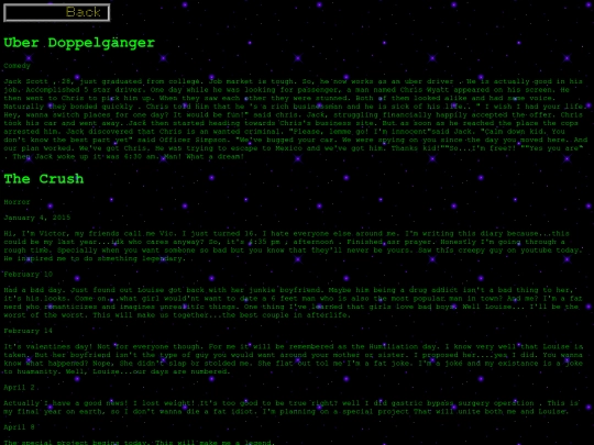 stories screenshot