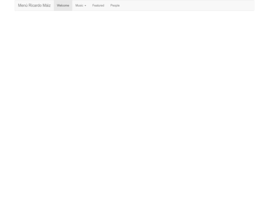 menu_bootstrap screenshot