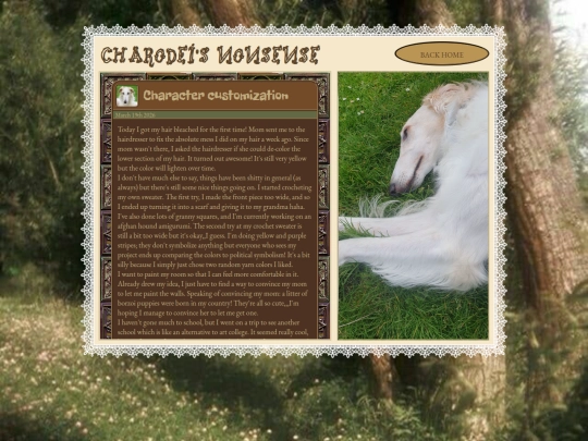 site/blog screenshot