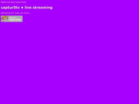 live screenshot