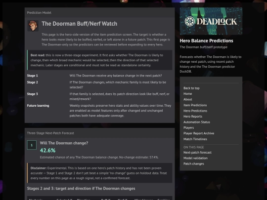 the_doorman-predictions screenshot